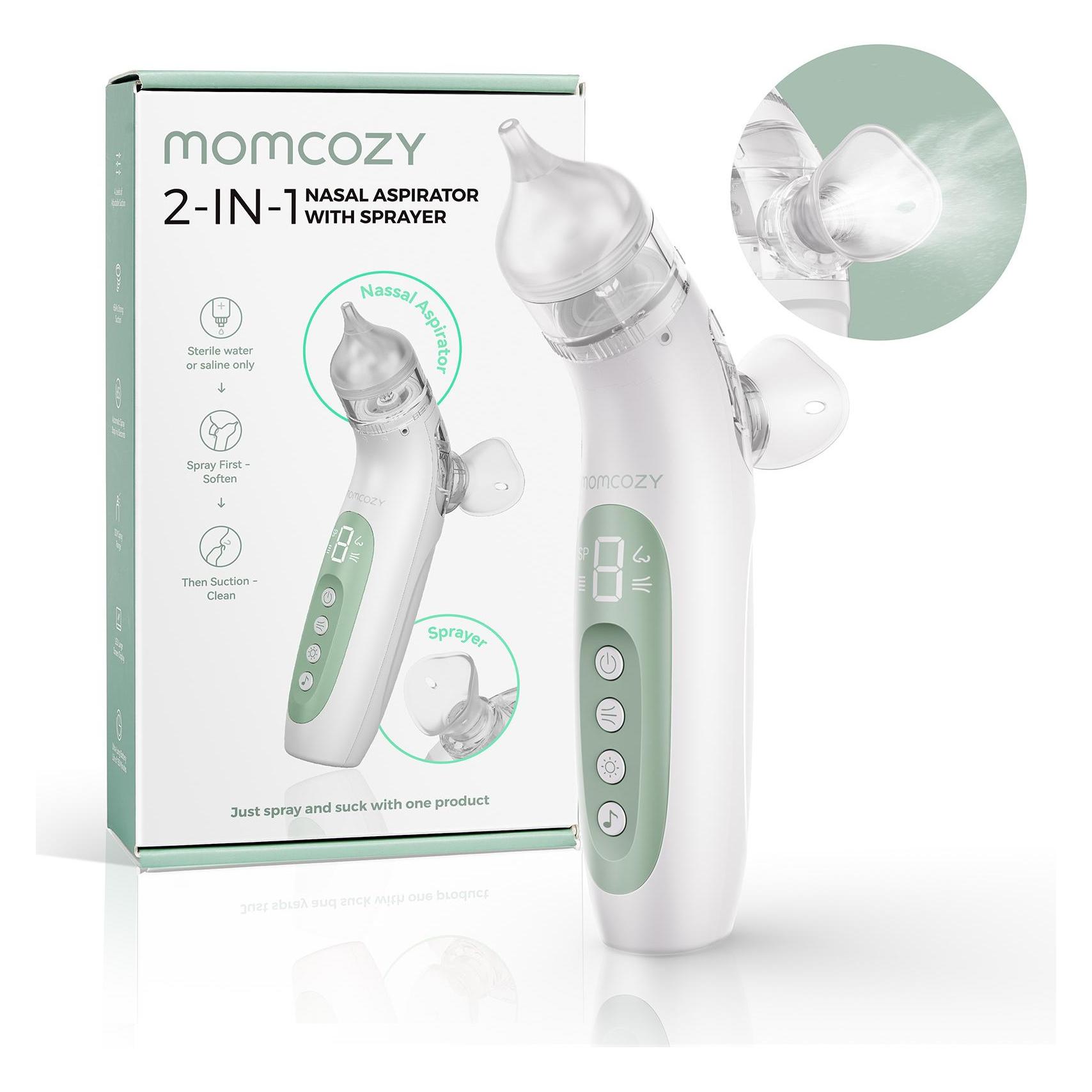 Momcozy Nasal Aspirator Breezyclear 2-In-1 Spray And Suction Electric Nasal (BN007-GE12BA-A)