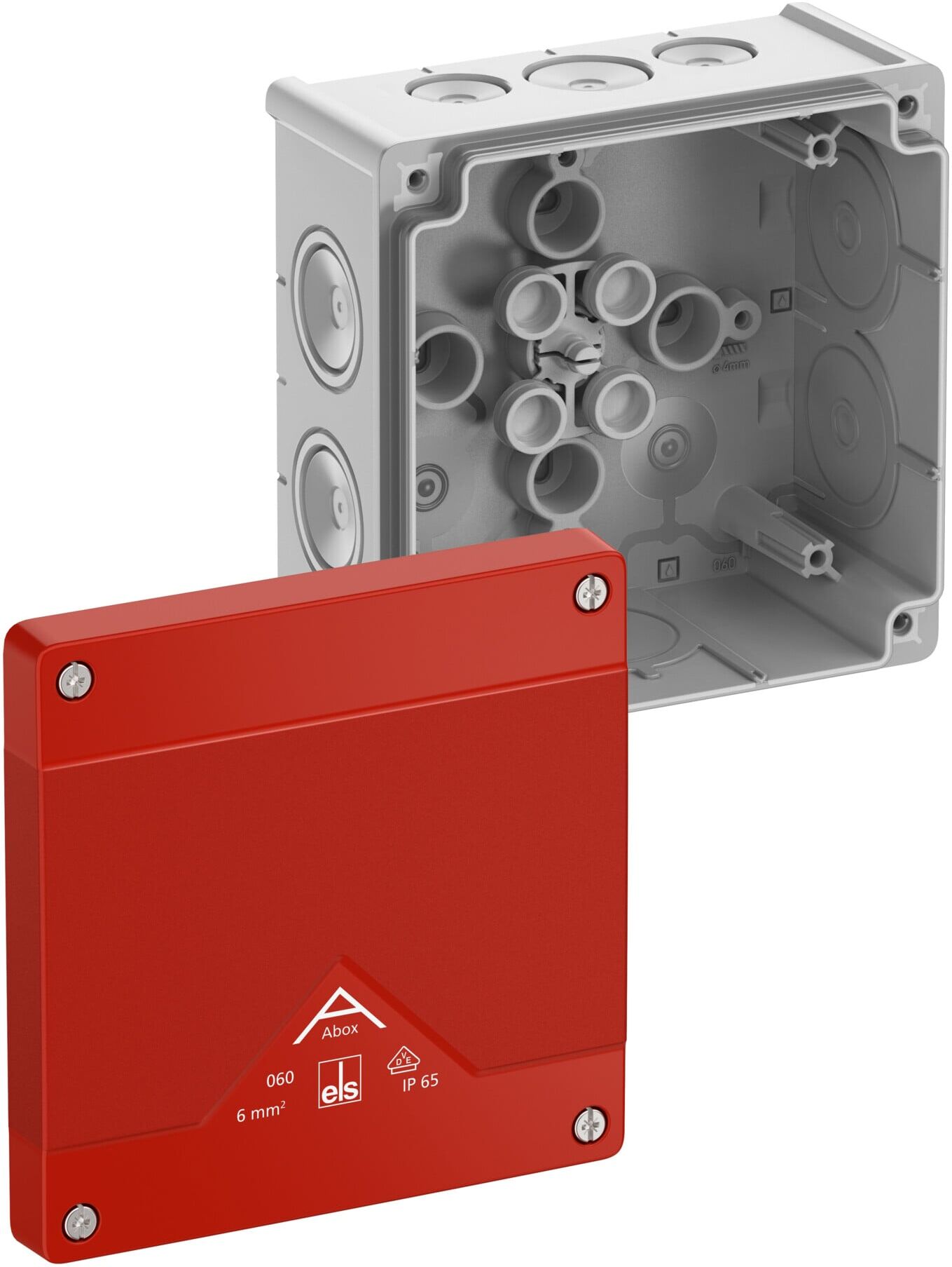Spelsberg Abzweigkasten Abox 060-L/SB grau 127 x 127 x 70mm IP66 (80670001)