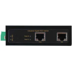 LevelOne IGP-0101 Industrial Gigabit PoE+ Injector 36W 802.3at PoE+ (802.3af (PoE), 802.3at (PoE+), 36 W), PoE Injector