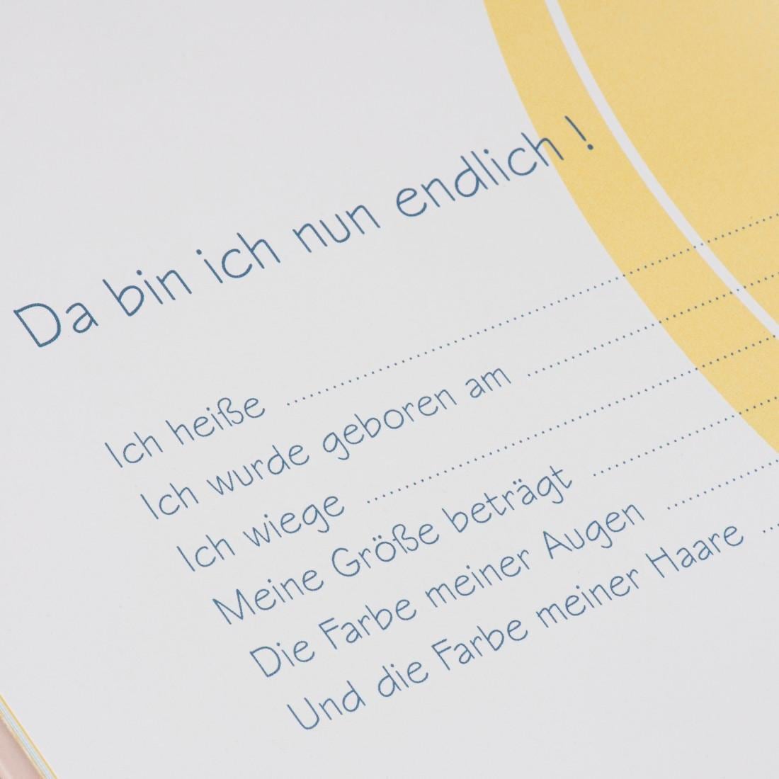 Hama Tagebuch "Baby Tagebuch für Mädchen und Jungen "Baby Feel", 44 Seiten", beige (sand), Notizbücher, Tagebuch