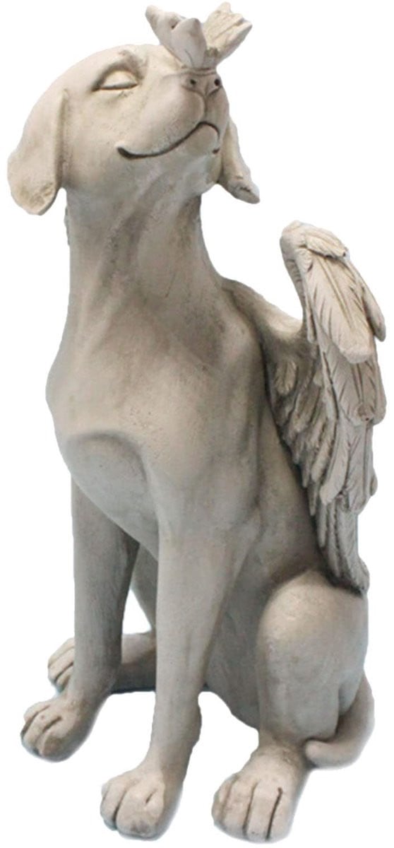 Dailygoods Angel Dog Memorial Statue - Herdenkingsbeeld voor huisdieren voor op tafel