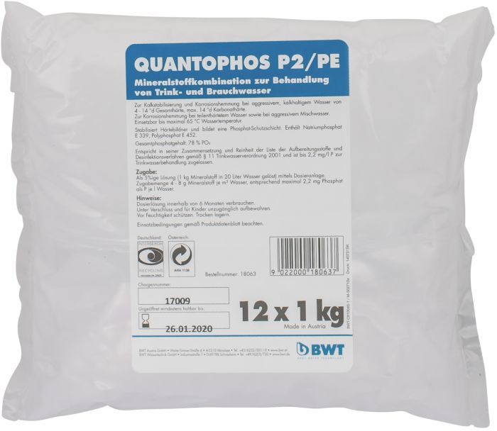 BWT Mineralstoff-Kombination 18063E 1000 g Beutel, P/E