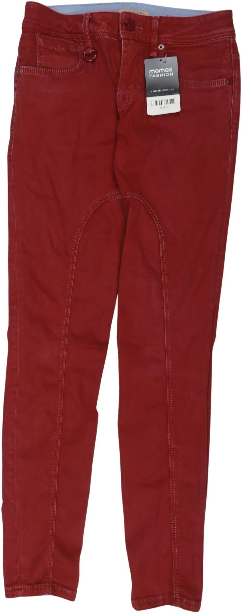 Burberry Damen Jeans, Rot, Gr. W26, Baumwolle / Synthetik / Viskose / Elasthan - Second Hand
