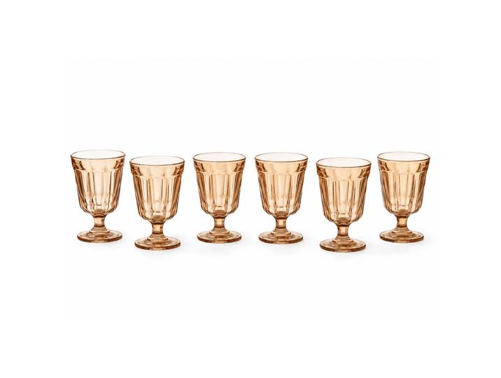 Ensemble de verres Gomos 6 pièces 14cm Orange/Orange