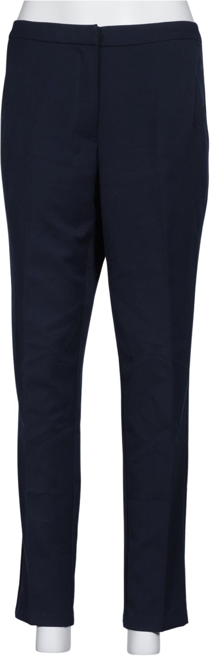 Minimum Damen Stoffhose, Marineblau, Gr. EU 38, Synthetik / Elasthan / Viskose - Second Hand