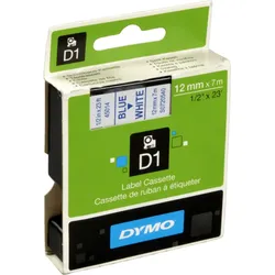 Dymo Label Band D1 45014 (S0720540) blau auf weiß  12mm x 7m