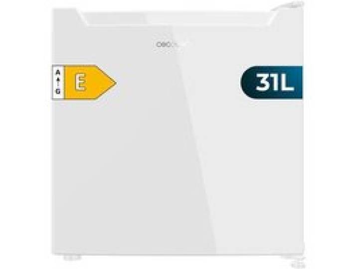 Cecotec Mini Fridge Freezer 31L Bolero CoolMarket TT 31 Dual White E. Minibar avec Fonction Réfrigérateur ou Congélateur