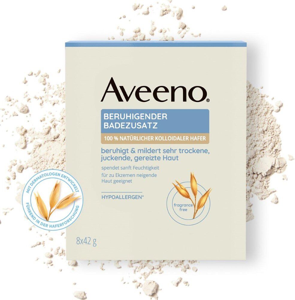 Aveeno Beruhigender Badezusatz für trockene Haut 8X42g