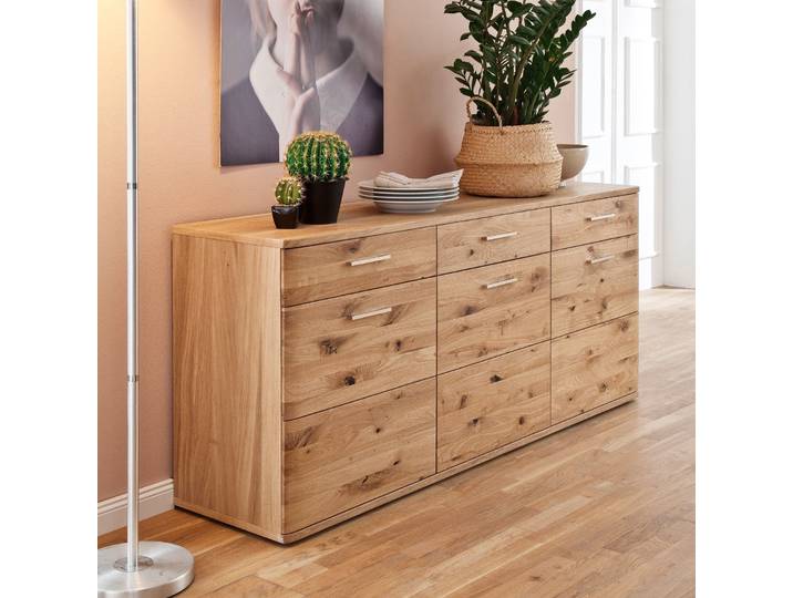 Sideboard Eiche Bianco teilmassiv 180 cm Santa Fe
