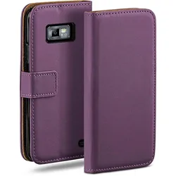 moex Book Case für Samsung Galaxy S2 Klapphülle mit Kartenfach