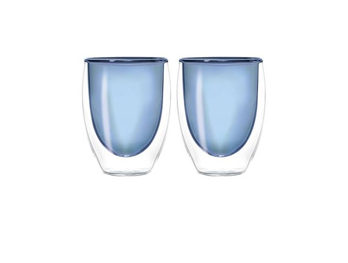 Teeglas Easy Life blau Glas H 11 cm 0.22 l 2 Stk - Teeglas