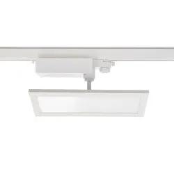 Deko-Light LED 3-Phasen Strahler PANEL TRACK LIGHT, 20W, 3000K, 2000lm, UGR 28, IP20, weiß D-707134