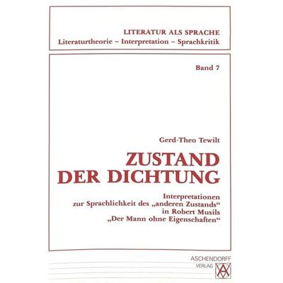 Zustand der Dichtung, Taschenbuch von Gerd-Theo Tewilt, Aschendorff, 978-3-402-03602-0