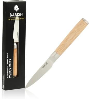 Babish 1.4116 German 3.5-inch Stainless Steel Paring Knife-Kitchen Knife for Peeling, Trimming & Prep Work,