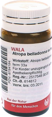 WALA Heilmittel GmbH ATROPA belladonna ex Herba D 30 Globuli 20 g 08784194