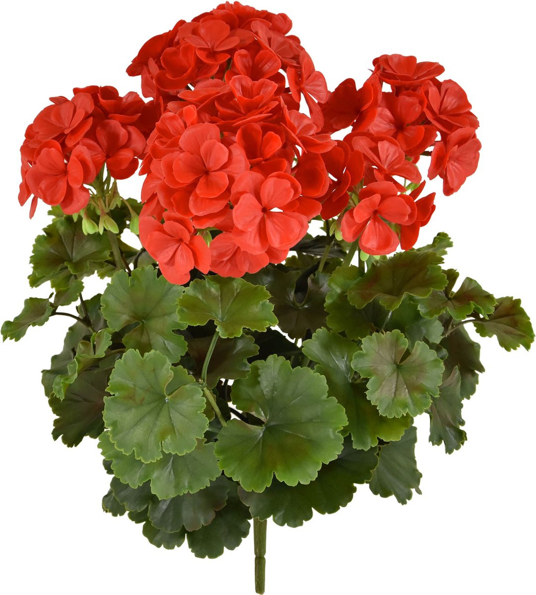 Maxifleur Geranium PL XL kunstplant rood 40 cm - UV bestendig