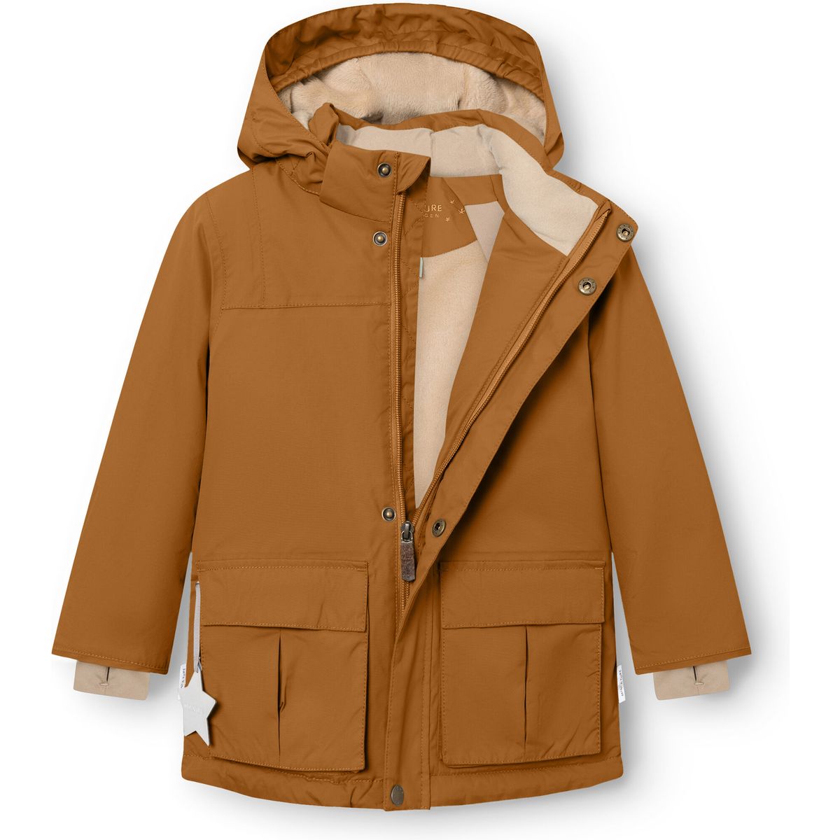Mini a ture Matkastorio Fleece Lined Winter jacket. GRS brown sugar (1555) 146 1263325700155573
