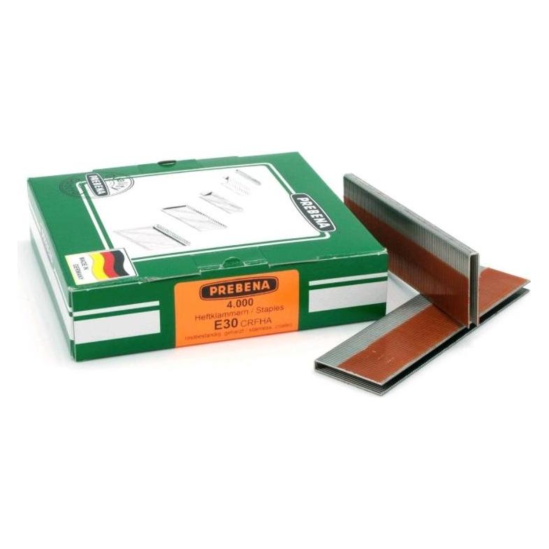Prebena Heftklammern rostfrei geharzt30 mm (E-30 CRF INOX HA)