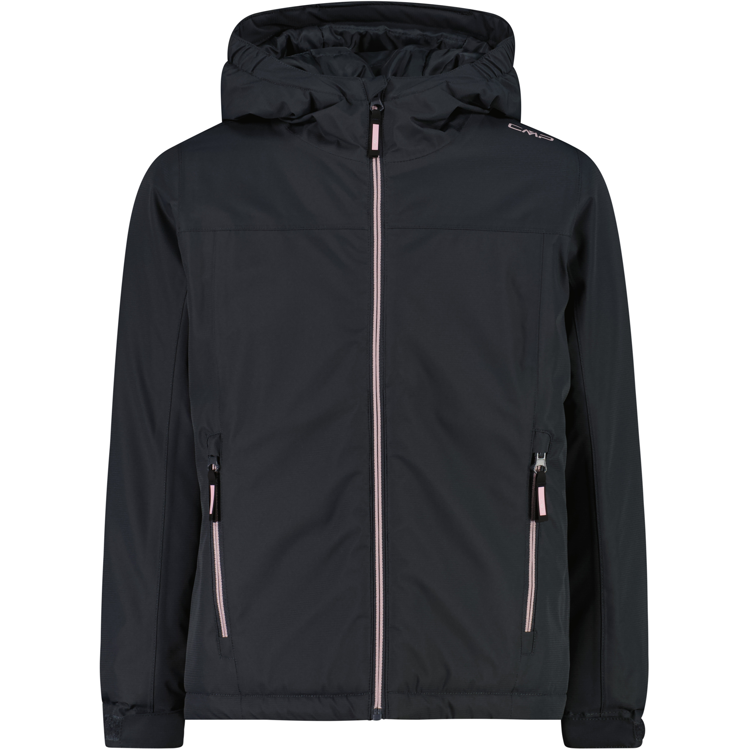 CMP Kinder Isolationsjacke schwarz Größe 104 Trekking Windabweisend Wasserabweisend
