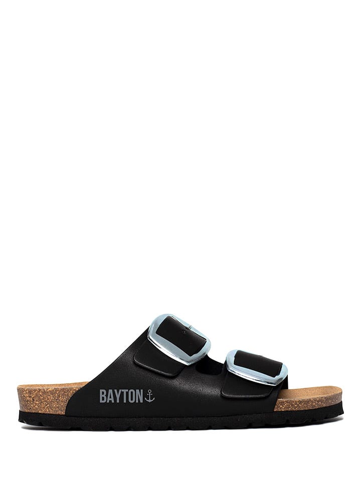 BAYTON Pantoletten "Alicante" in Schwarz - 40