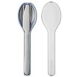 Besteck-Set ELLIPSE (BHT 5,10x2,30x19,50 cm) - blau - BHT 5,10x2,30x19,50 cm