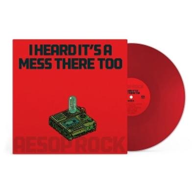 I HEARD ITS A MESS THERE TOO (Apple Red Vinyl) - Aesop Rock, Vinyl