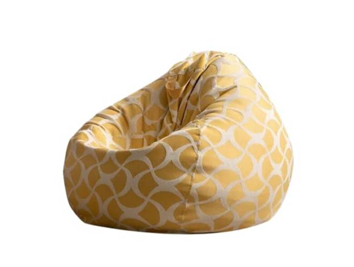 Xumh2024-3 Sitzsack Lazy Sofa Tatami Nest Single Lie Home Small Apartment gefüllter Sitzsack(Yellow,Klein)