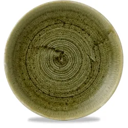 Churchill Stonecast Plume Olive Teller Flach Coup 16,5cm