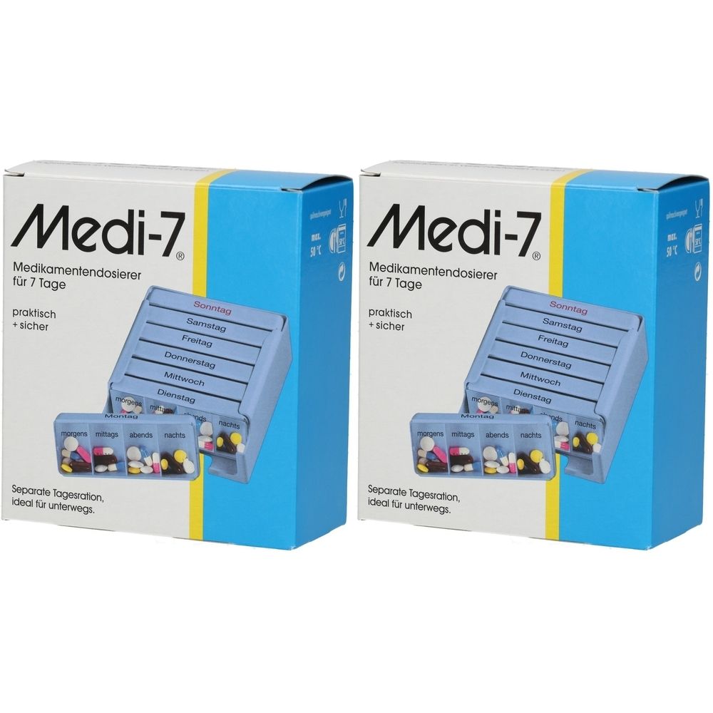 Medi 7 Medikamentendos.f.7 Tage blau 2x 2x1 St