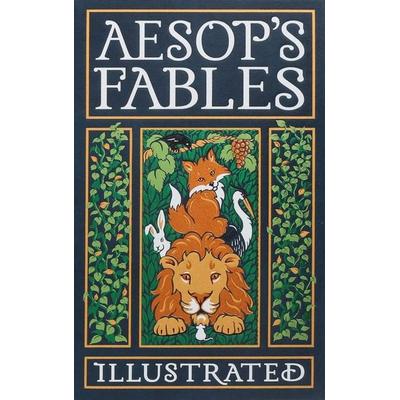 Aesop's Fables Illustrated (Deluxe Leatherbound Edition), Gebundene Ausgabe von Aesop, Simon + Schuster LLC, 978-1-66721-157-2