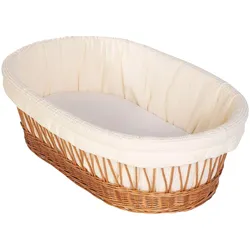 Mionido Stubenwagenpolster Waffelpique piccolino, natur
