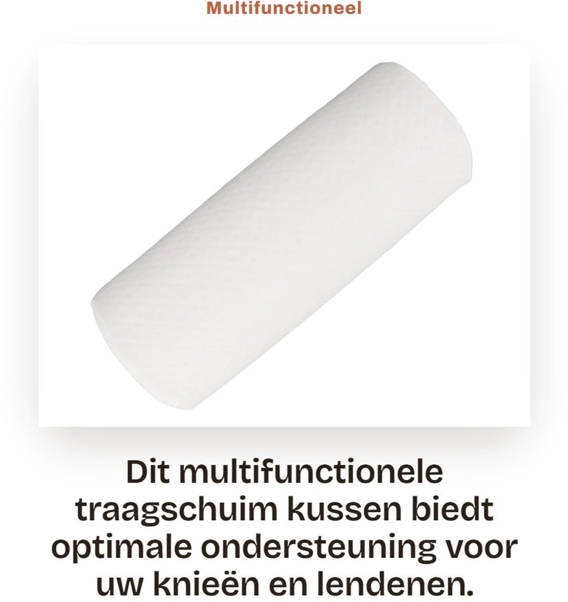 Dailygoods Ergonomisch Kniekussen voor Ondersteuning van de Onderrug en Benen