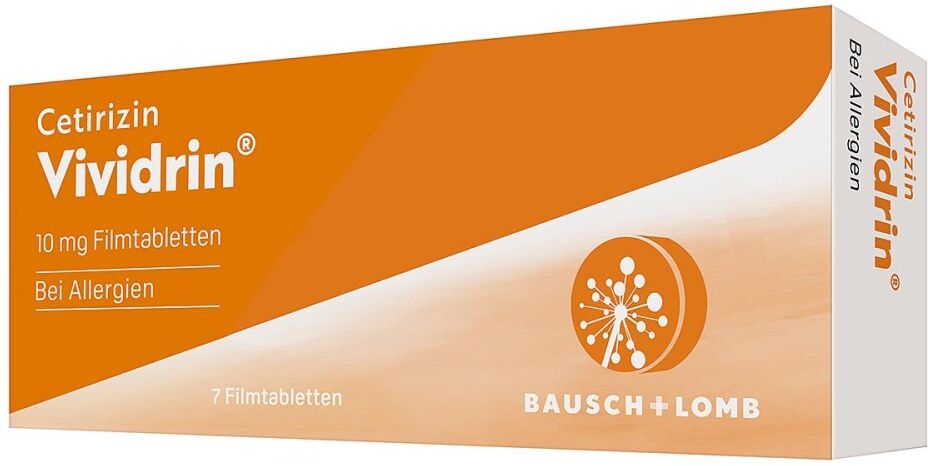 Cetirizin Vividrin - Schnell wirksame Allergietabletten 7stk