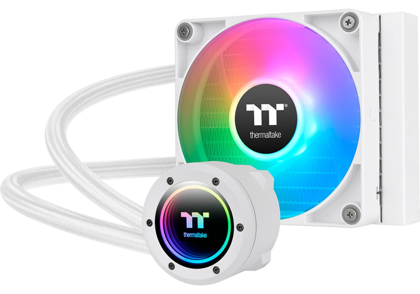 Thermaltake TH120 V2 ARGB Sync CPU-waterkoeler, Snow Edition