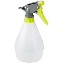 Relaxdays Sprühflasche, 3er Set, 500 ml, Düse mit Nebel und Strahl, mit Skala, nachfüllbar, Kunststoff, Zerstäuber, weiß