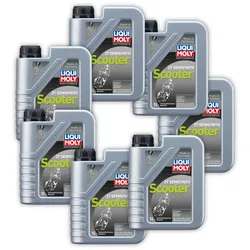 7x Motorbike 2T Semisynth Scooter Street LIQUI MOLY 1621 Motoröl Motor Öl Roller 1L