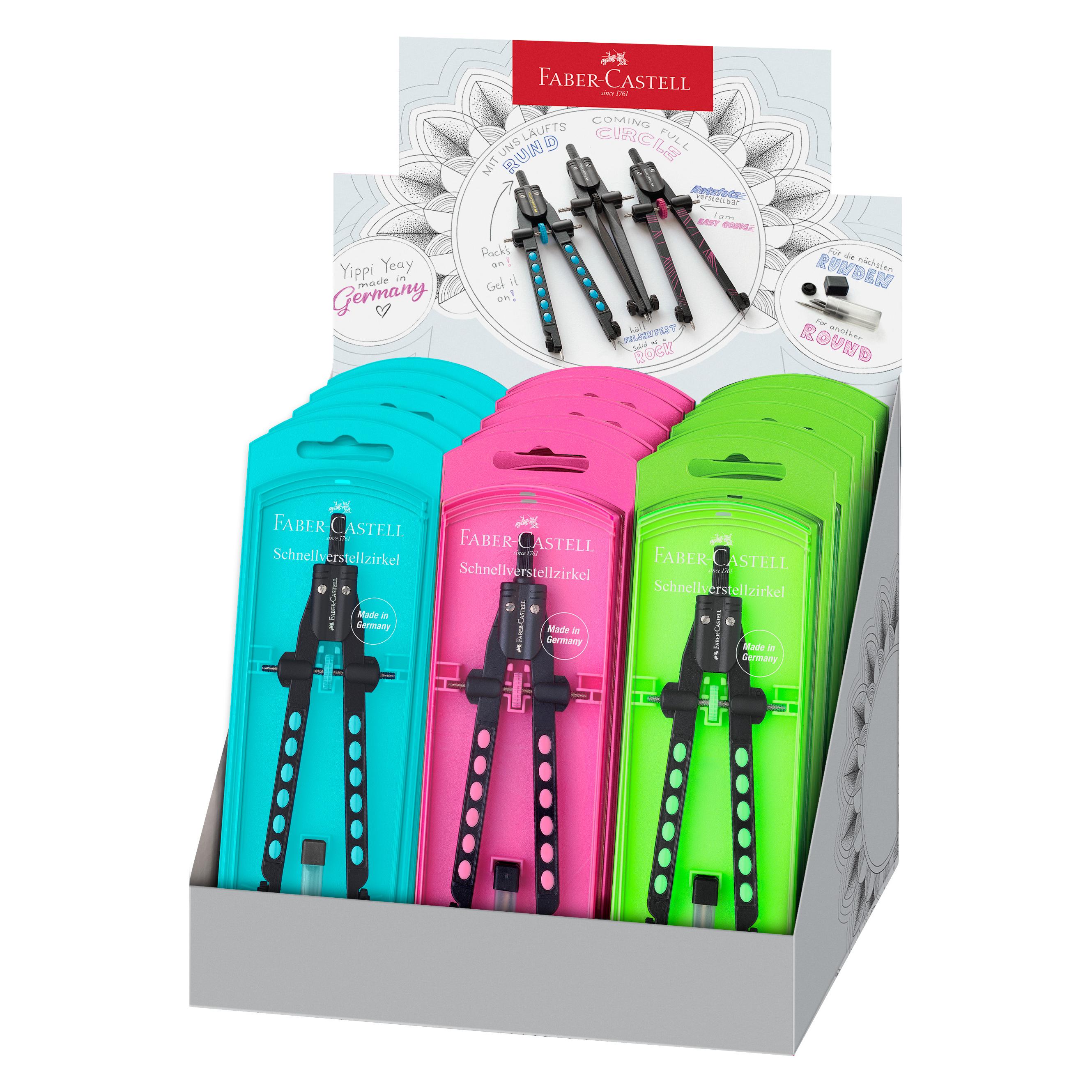 Faber-Castell Schnellverstellzirkel Factory Display (174355)