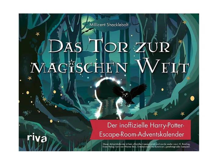 Adventskalender RIVA VERLAG HarryPotter Esc , bunt, B:20,5cm H:15,5cm T:1,3cm, Adventskalender, Adventskalender