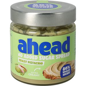 ahead Nusscreme No Added Sugar Spread, Crazy Pistachio, ohne Zuckerzusatz & ohne Palmöl, 200 g