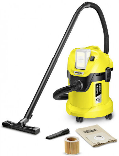 Kärcher WD 3 Battery Aspirateur eau et poussieres (36V/sans batterie/17L) 1.629-910.0