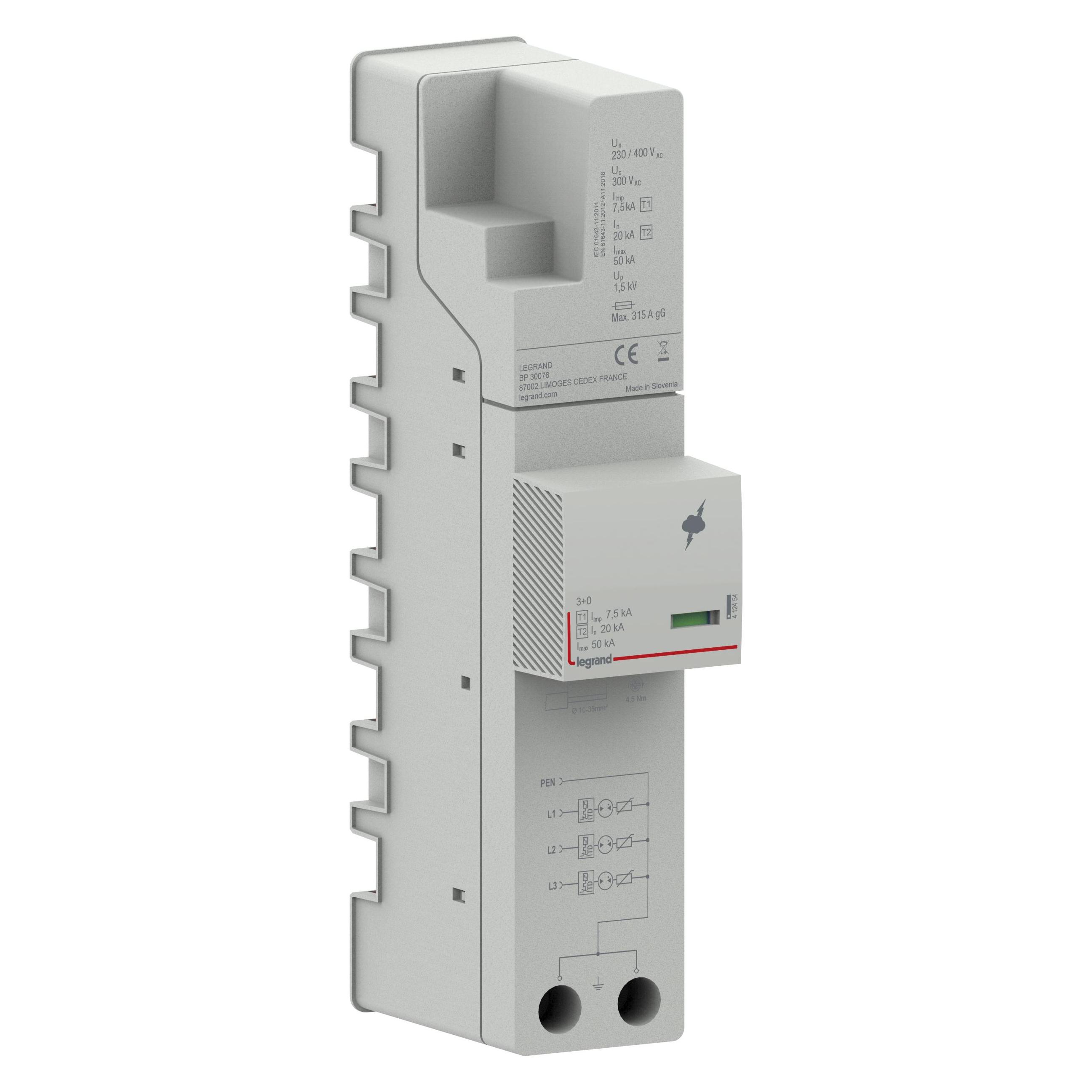 Legrand Kombiableiter SPD DEUTCH BUSBAR (412454)