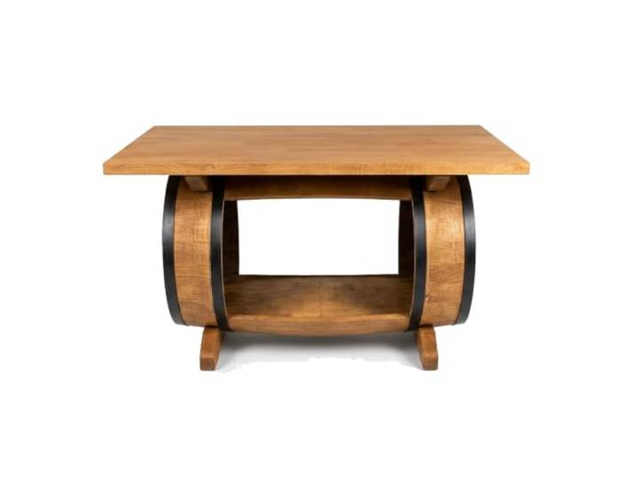 CREATIVE COOPER TV-Lowboard im Fassdesign aus Buchenholz, 100 x 65 x 57 cm
