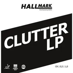 Hallmark Belag Clutter LP rot 1,0 - rot 1,0
