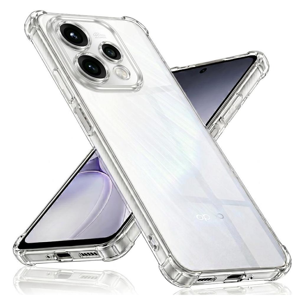 Techsuit - Shockproof Clear Silicone - Oppo Reno15 - Clear (Oppo Reno 15) (66196375)