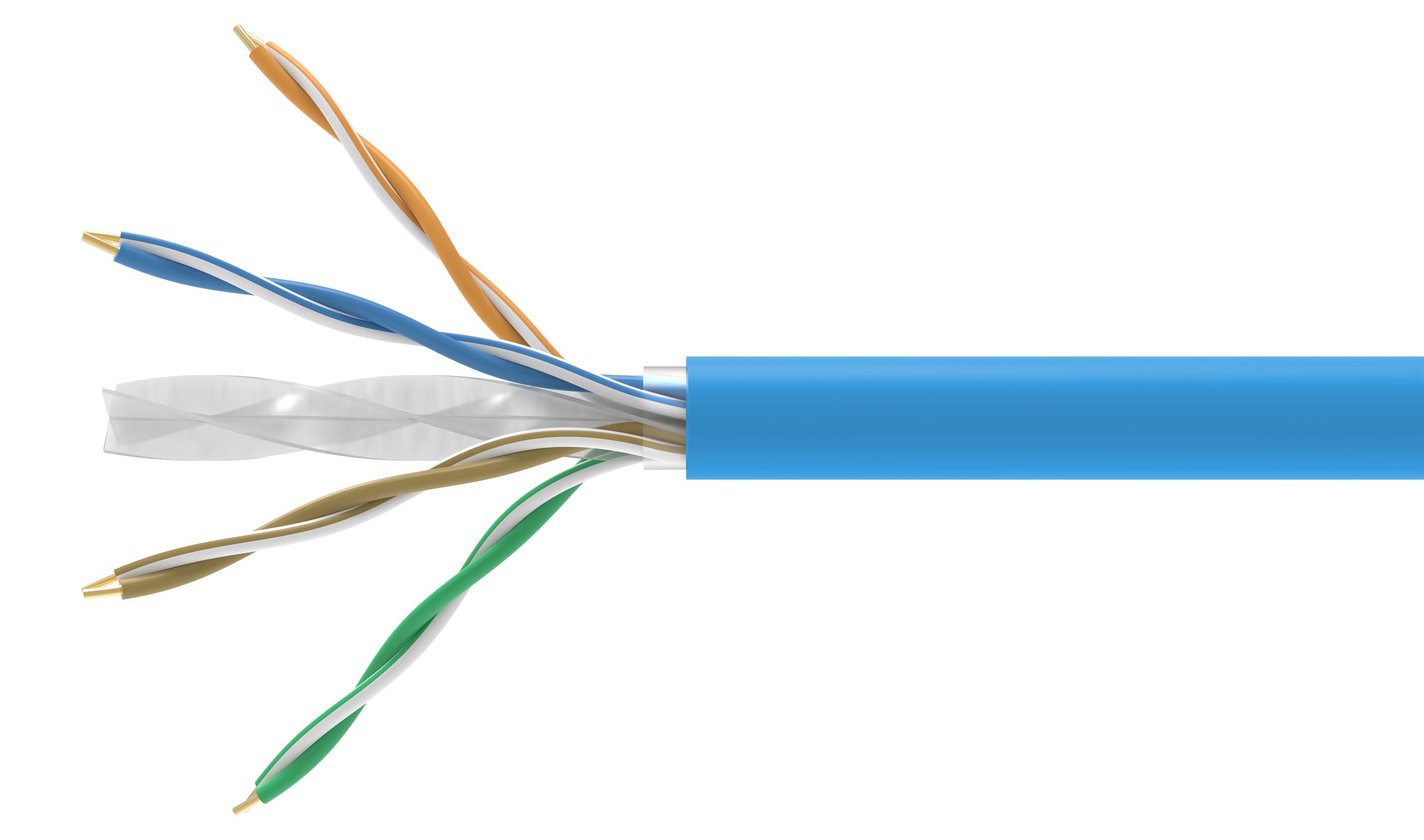 Equip 404542, 305 m, Cat6a, U/UTP (UTP), Blau