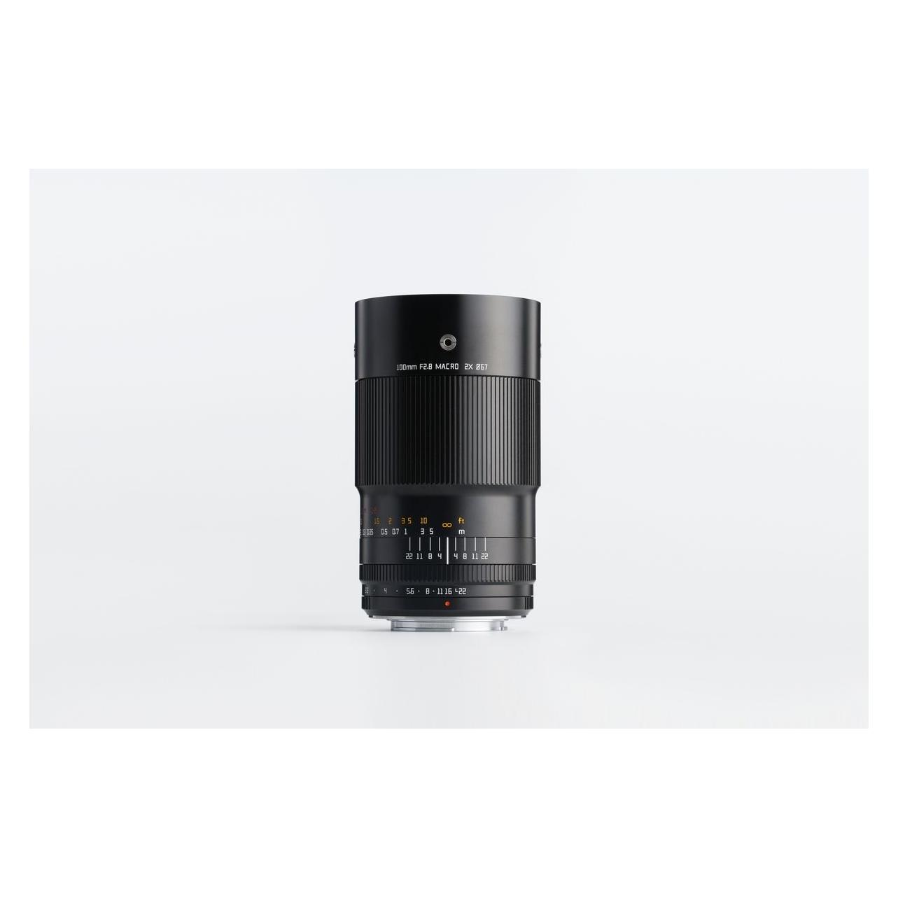 TTArtisan 100mm F2.8 Makro kompatibel mit Canon EF (Canon EF, Vollformat) (F10028-B-EF-2X)