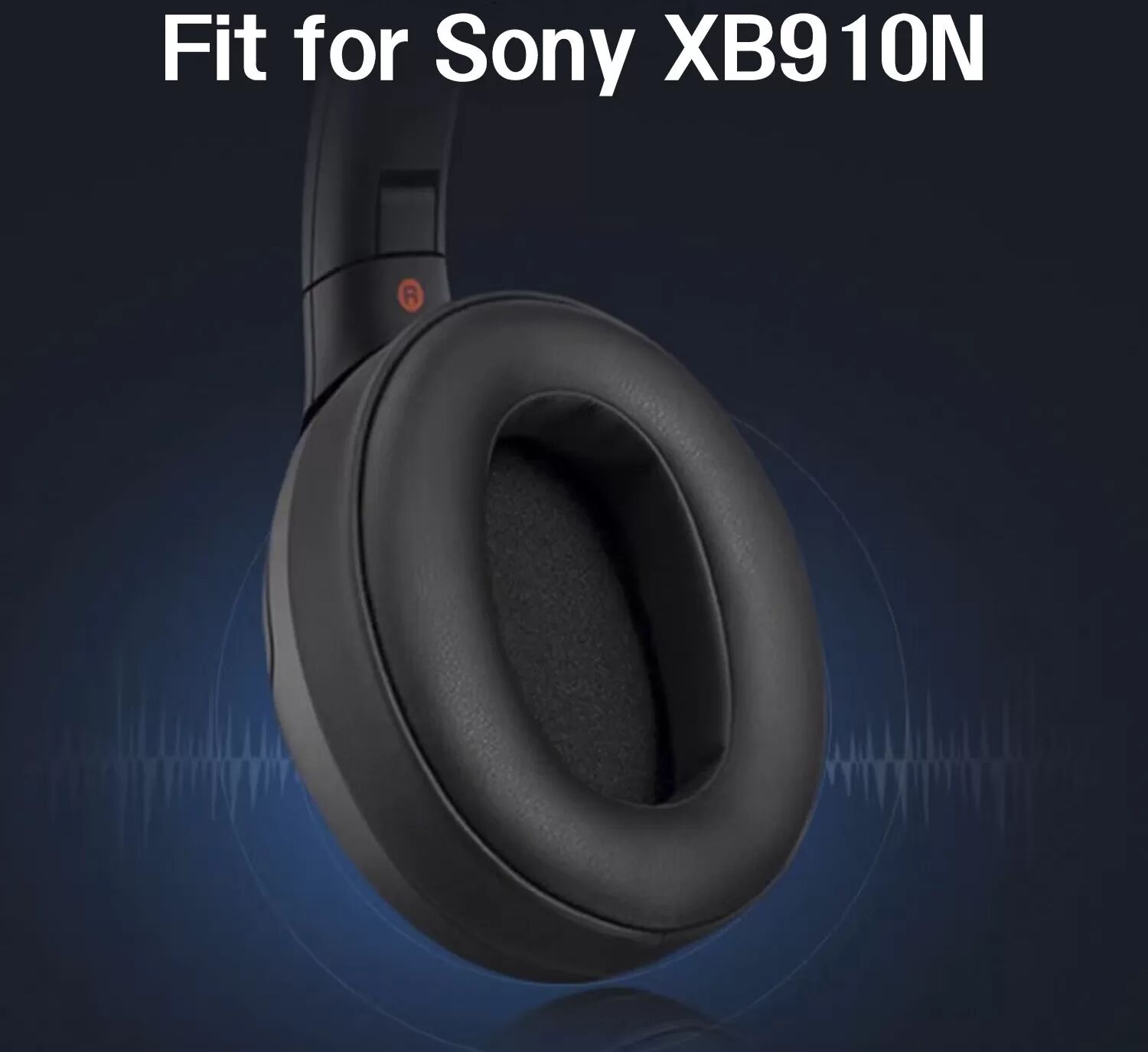INF Coussinets d'oreille pour casque Sony XB910N Coussinets de remplacement Coussinets d'oreille de remplacement 1 paire