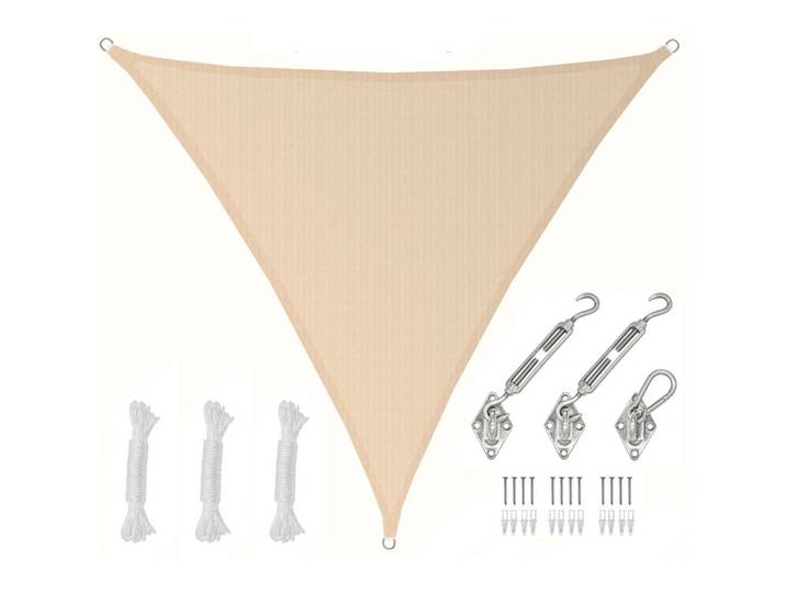 SONNENSEGEL Luftdurchlässig 500 cm Beige