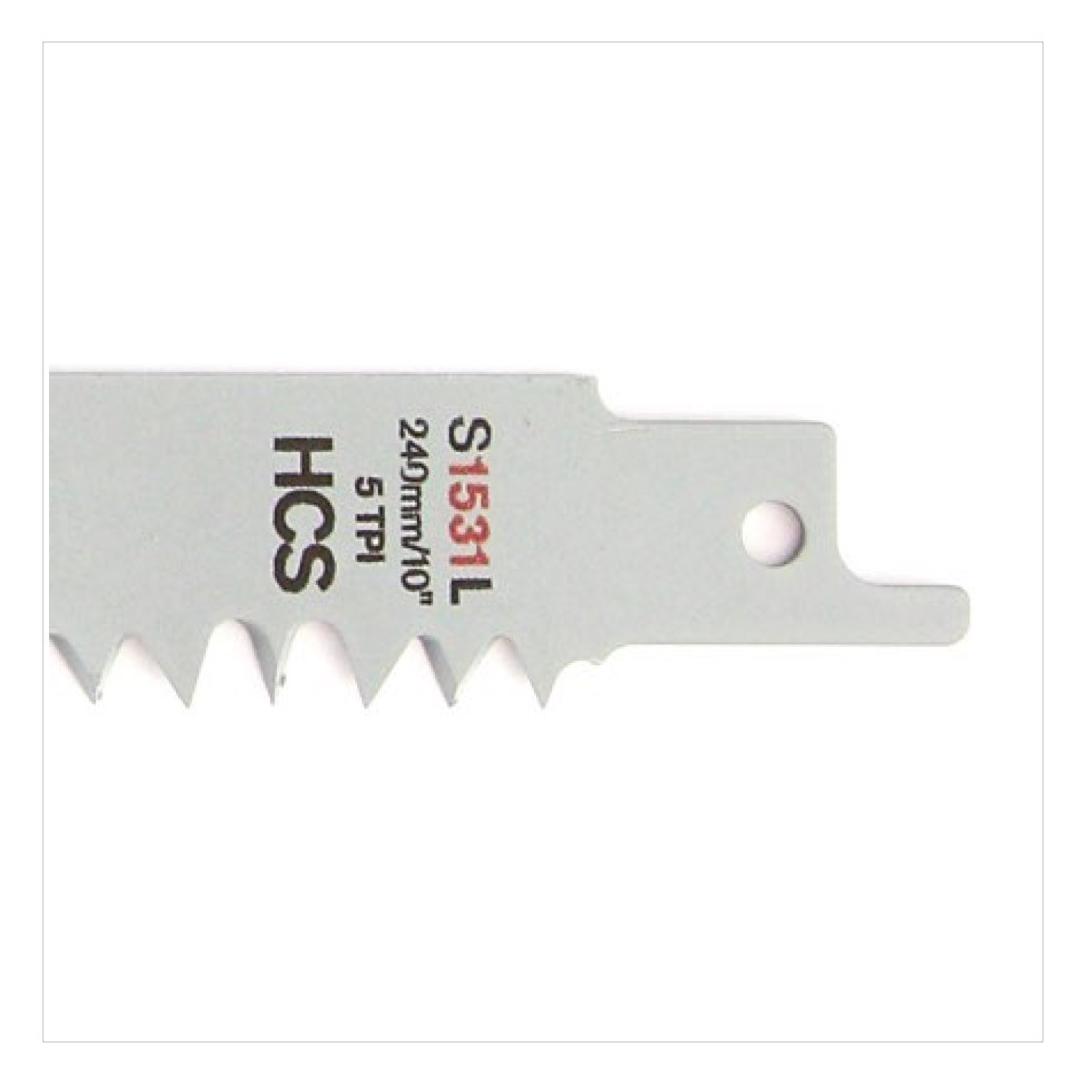 Bosch Professional Zubehör Säbelsägeblatt S 1531 L, Top for Wood, 5er-Pack (2608650676)