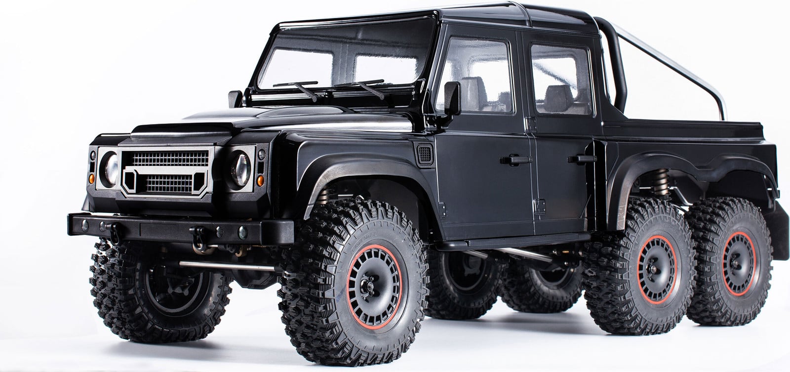 AMEWI AMXRock RCX10.3P Crawler 6x6 Pickup RC Auto - Zwart